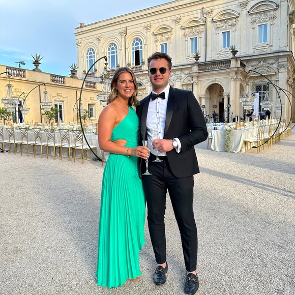 A.L.C Delfina Dress - Deep Mint - Picture 7 of 7